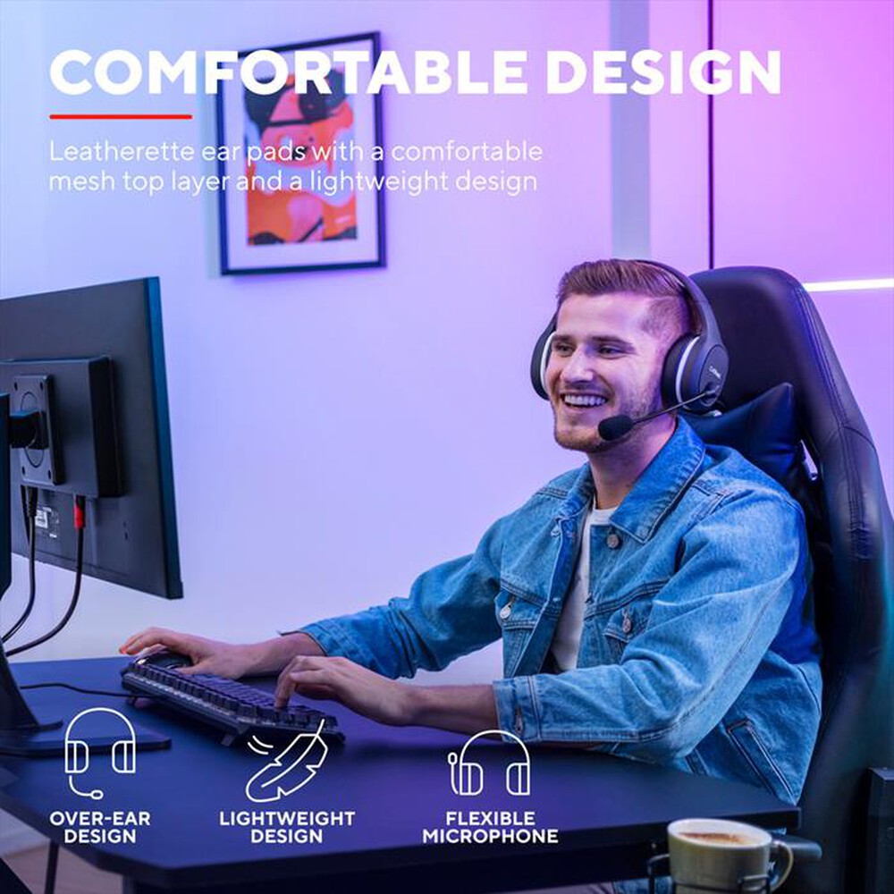 Immagine del prodotto TRUST - GXT391 THIAN WIRELESS HEADSET-Black/White