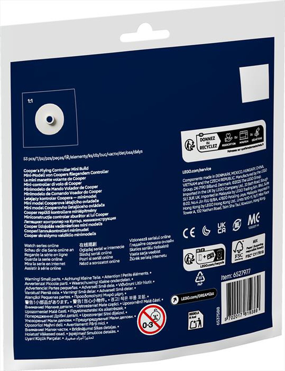 Immagine del prodotto LEGO - RECRUITMENT BAGS Controller volo di Cooper 30698