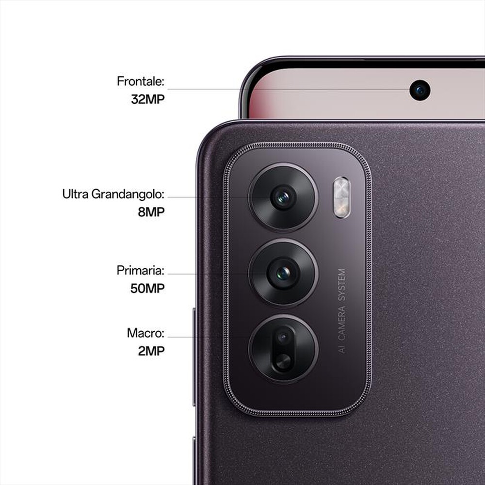 "OPPO - Smartphone RENO12 5G 12+256-BLACK BROWN"