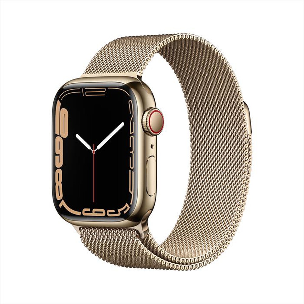 Immagine del prodotto APPLE - Watch Series 7 GPS+Cellular 41mm Acciaio Oro-Maglia Milanese Oro