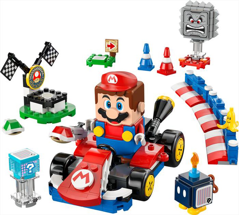 Immagine del prodotto LEGO - Mario Kart Mario interattivo e Kart standard 72043