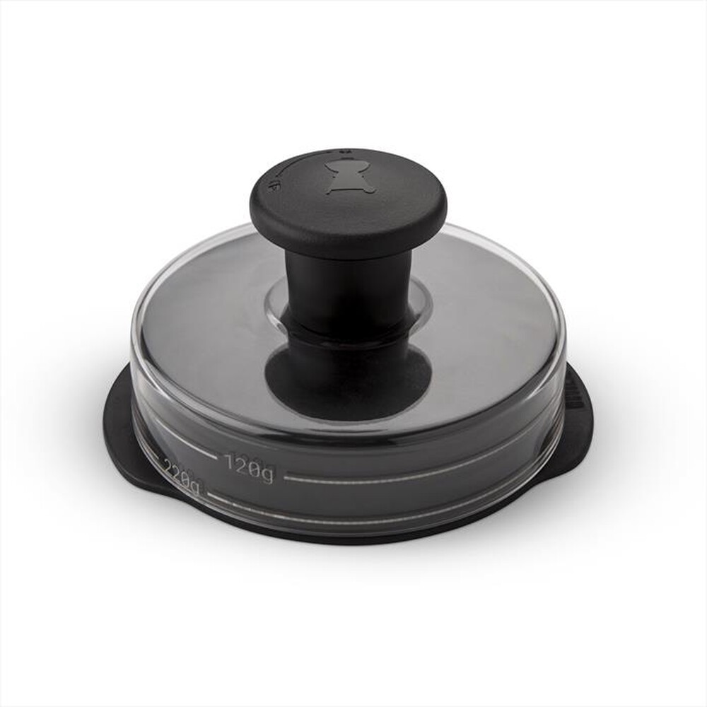 "WEBER - PRESSA HAMBURGER IN MATERIALE PLASTICO-Nero"