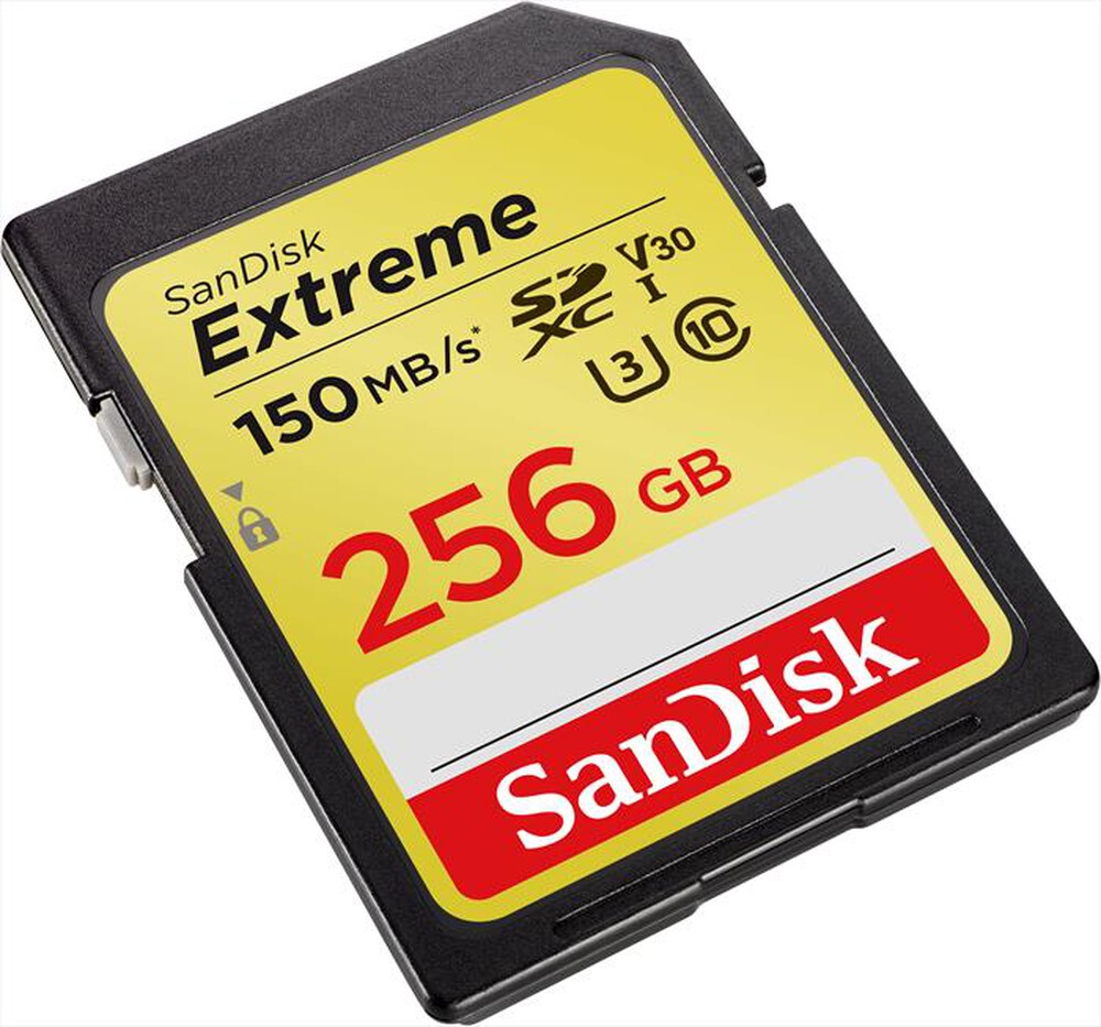 "SANDISK - SCHEDA EXTREME SD UHS-I 256GB"