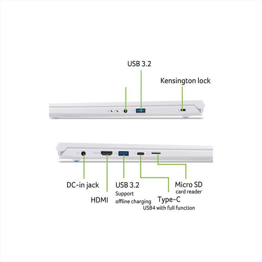 Immagine del prodotto ACER - Notebook gaming NITRO V 14 AI ANV14-62-R9DD 14.5"-Bianco