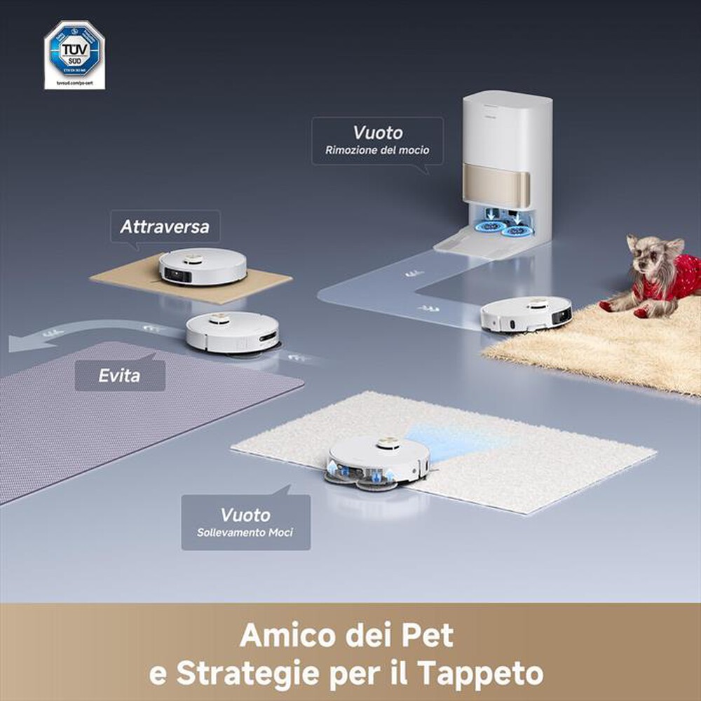 Immagine del prodotto DREAME - Aspirapolvere robot L40s VIM PRO ULTRA-Bianco / Oro