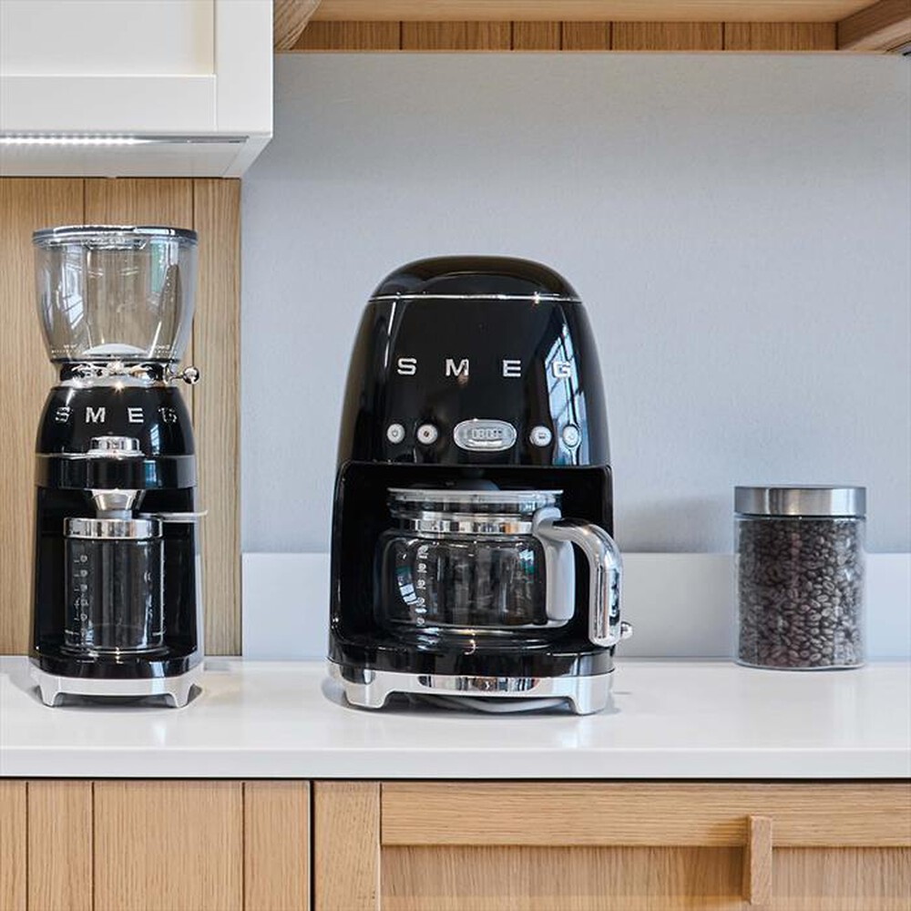 "SMEG - Macchina da Caffè Filtro 50's Style – DCF02BLEU-nero"