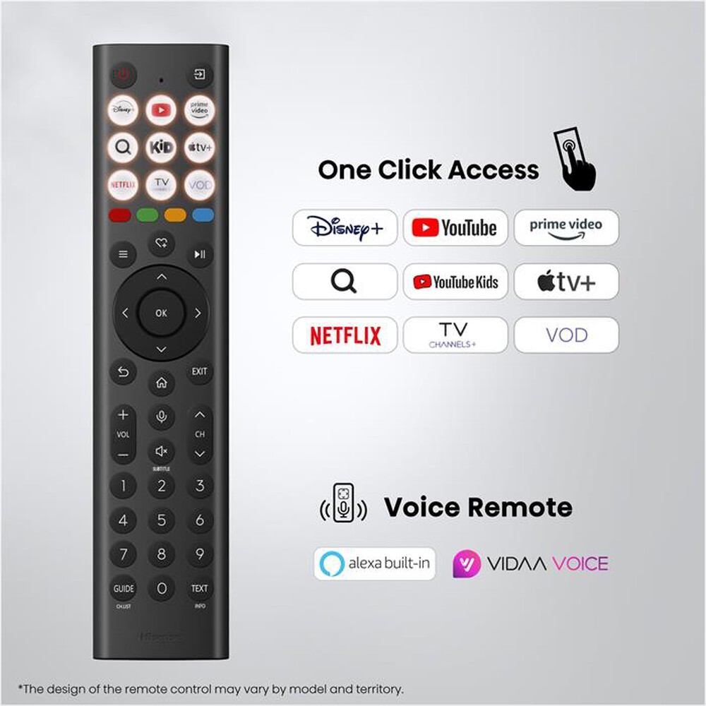 Immagine del prodotto HISENSE - Smart TV QLED 4K 55" 55A79S-NERO