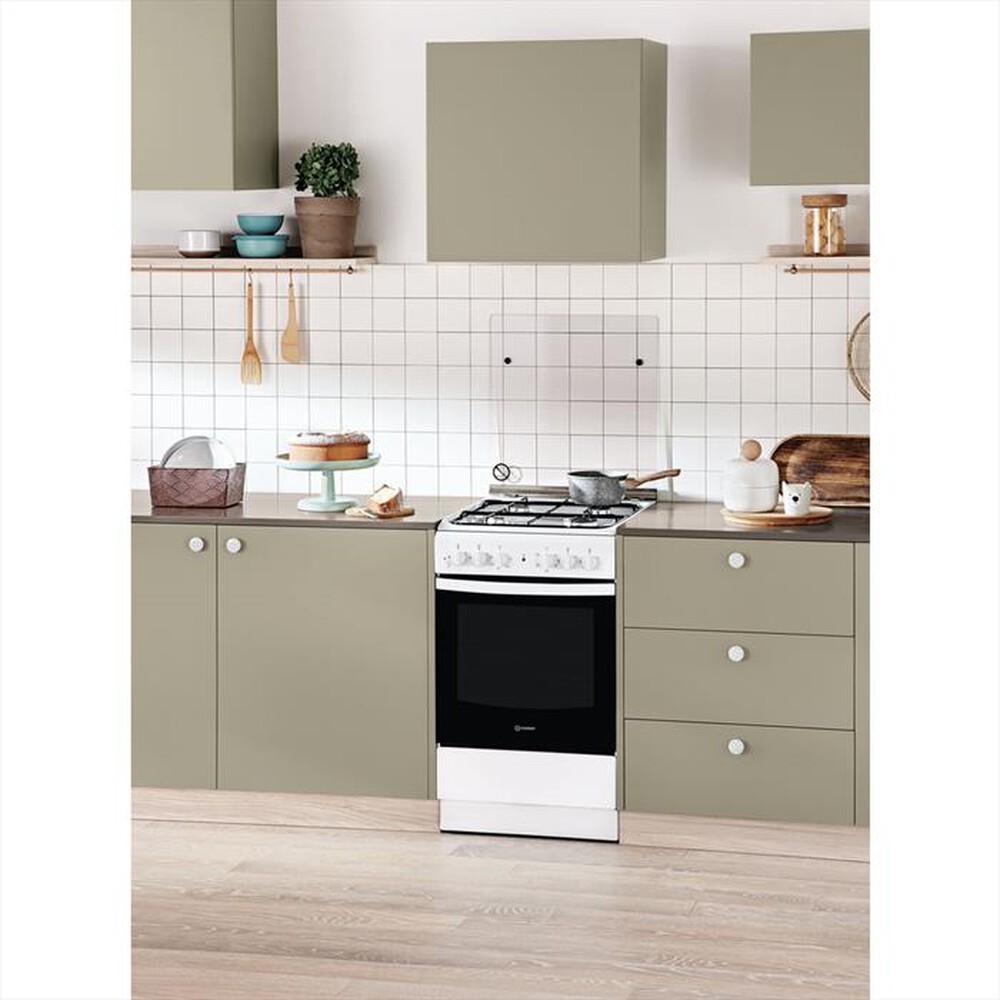 "INDESIT - Cucina a gas IS5G4KHW/EU Classe A"