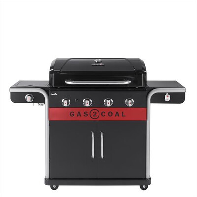 CHAR-BROIL - Barbecue BBQ GAS2COAL 2.0 4B F4+1-Black