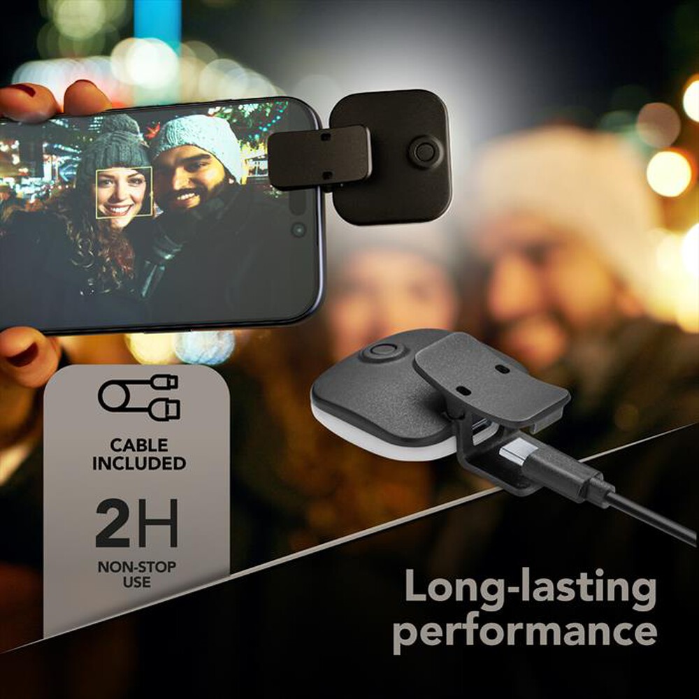 Immagine del prodotto CELLULARLINE - SELFIE LIGHT CLIP-Nero