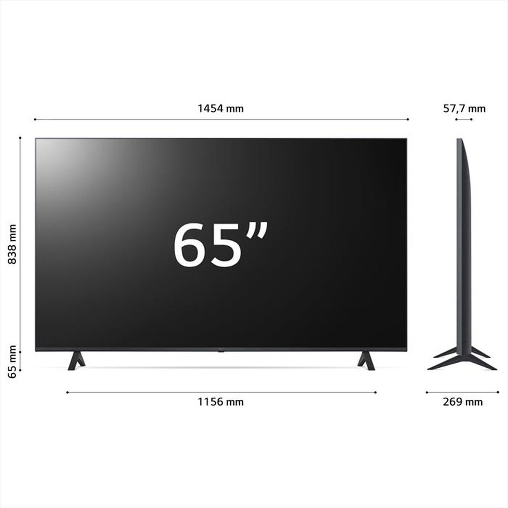 "LG - Smart TV LED UHD 4K 65\" 65UR78006LK-Nero"