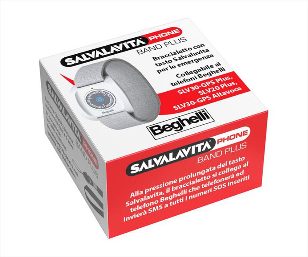 Immagine del prodotto BEGHELLI - Braccialetto con tasto Salvalavita 9202-Grigio