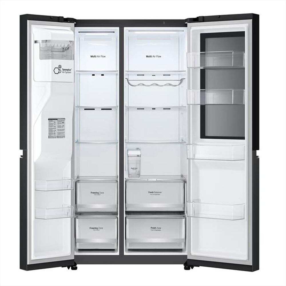 "LG - Frigorifero side by side GSGV81EPLL InstaView - E-Black"