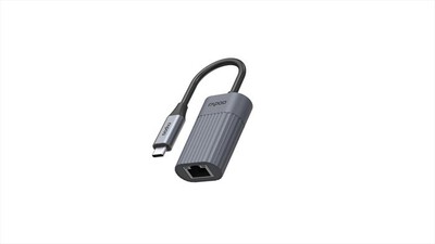 RAPOO - UCA-1016 USB-C to Gigabit LAN Adapter-Gray