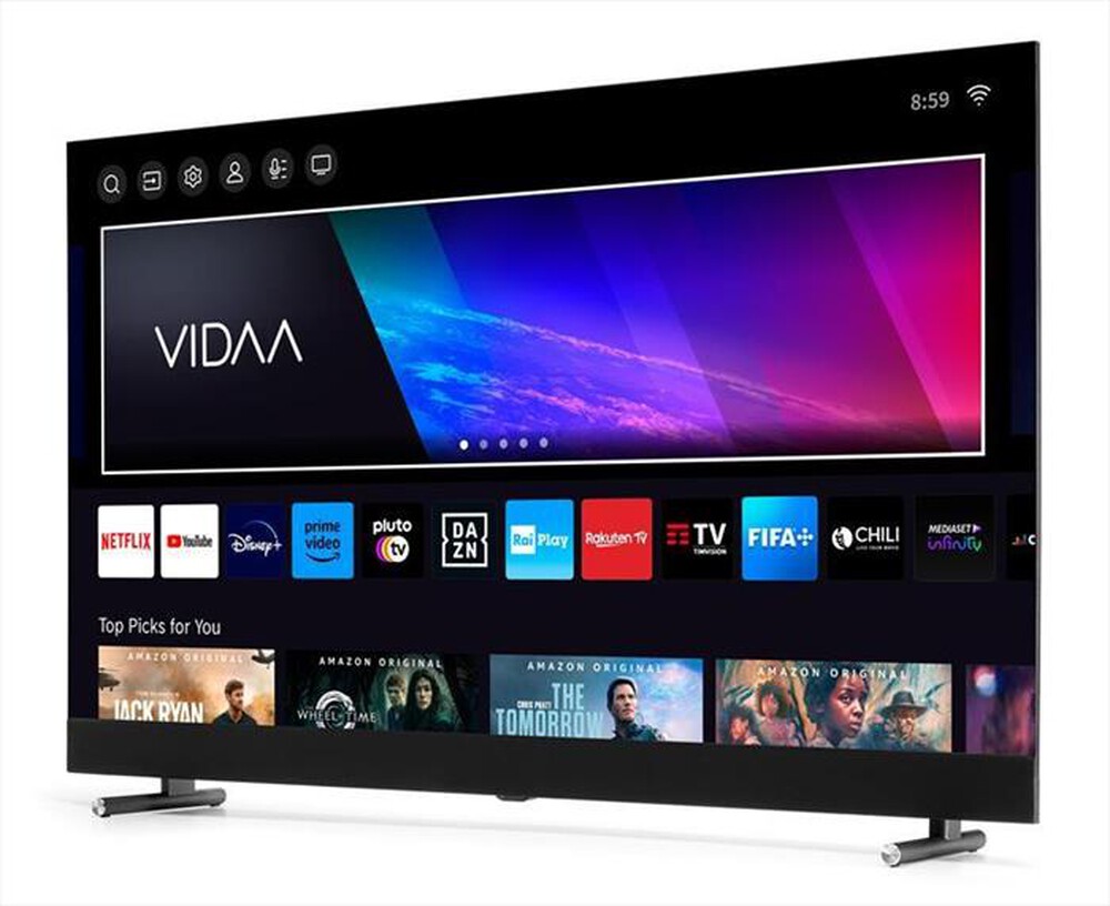 "TELESYSTEM - Smart TV Q-LED UHD 4K 50\" SONIC50QLED SMV14-black"