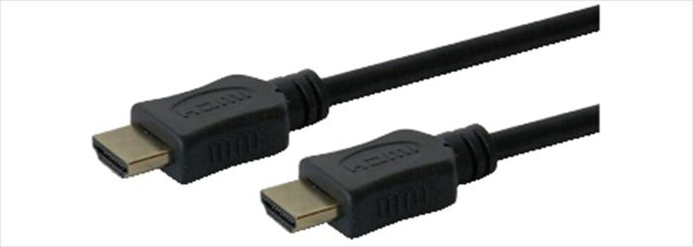 GBC - CAVO HDMI 4K HIGH SPEED WITH ETHERNET 1,5M - POLYB-Nero