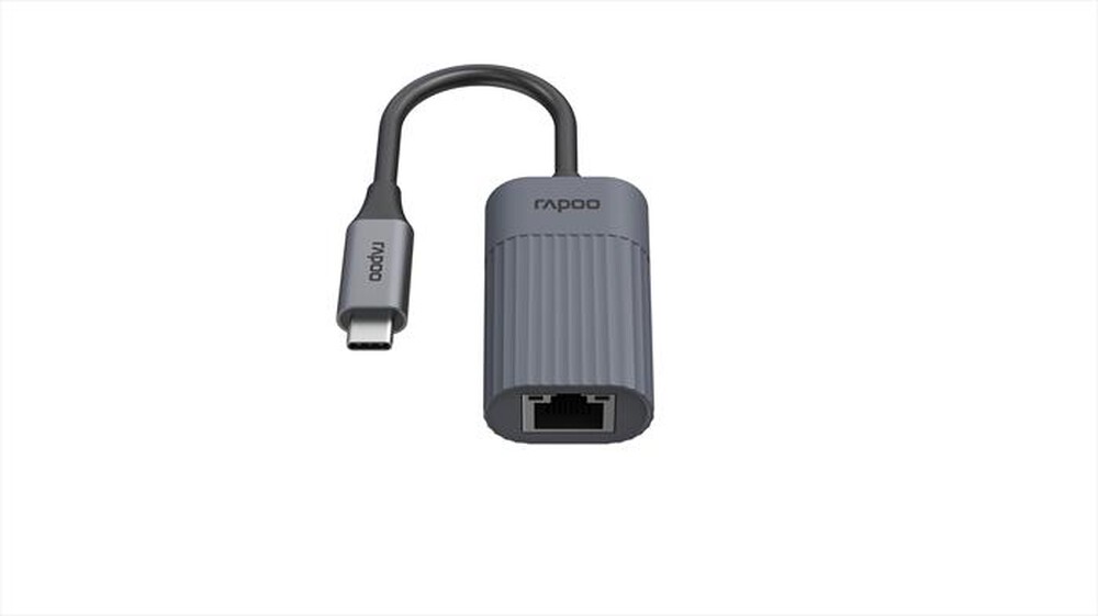 Immagine del prodotto RAPOO - UCA-1016 USB-C to Gigabit LAN Adapter-Gray