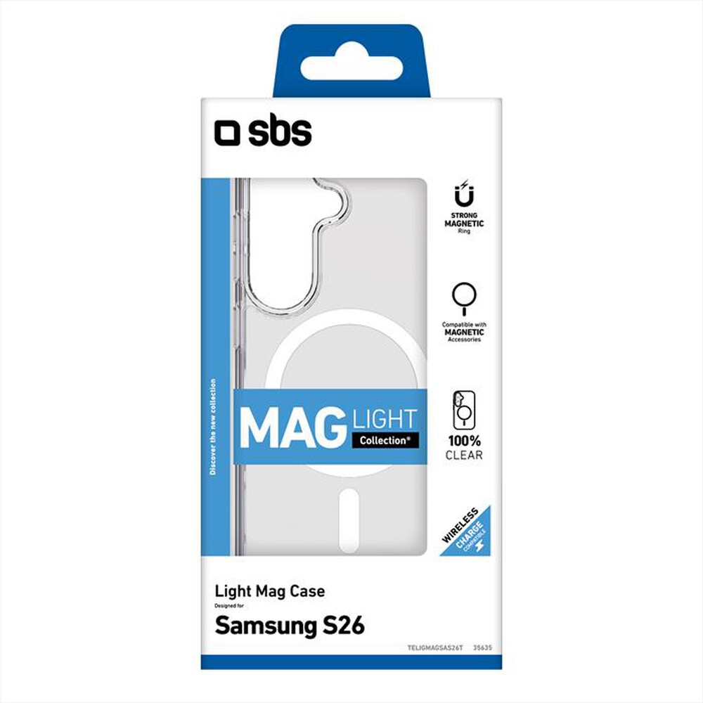 Immagine del prodotto SBS - Cover Light Mag Samsung S26 Pro-Trasparente
