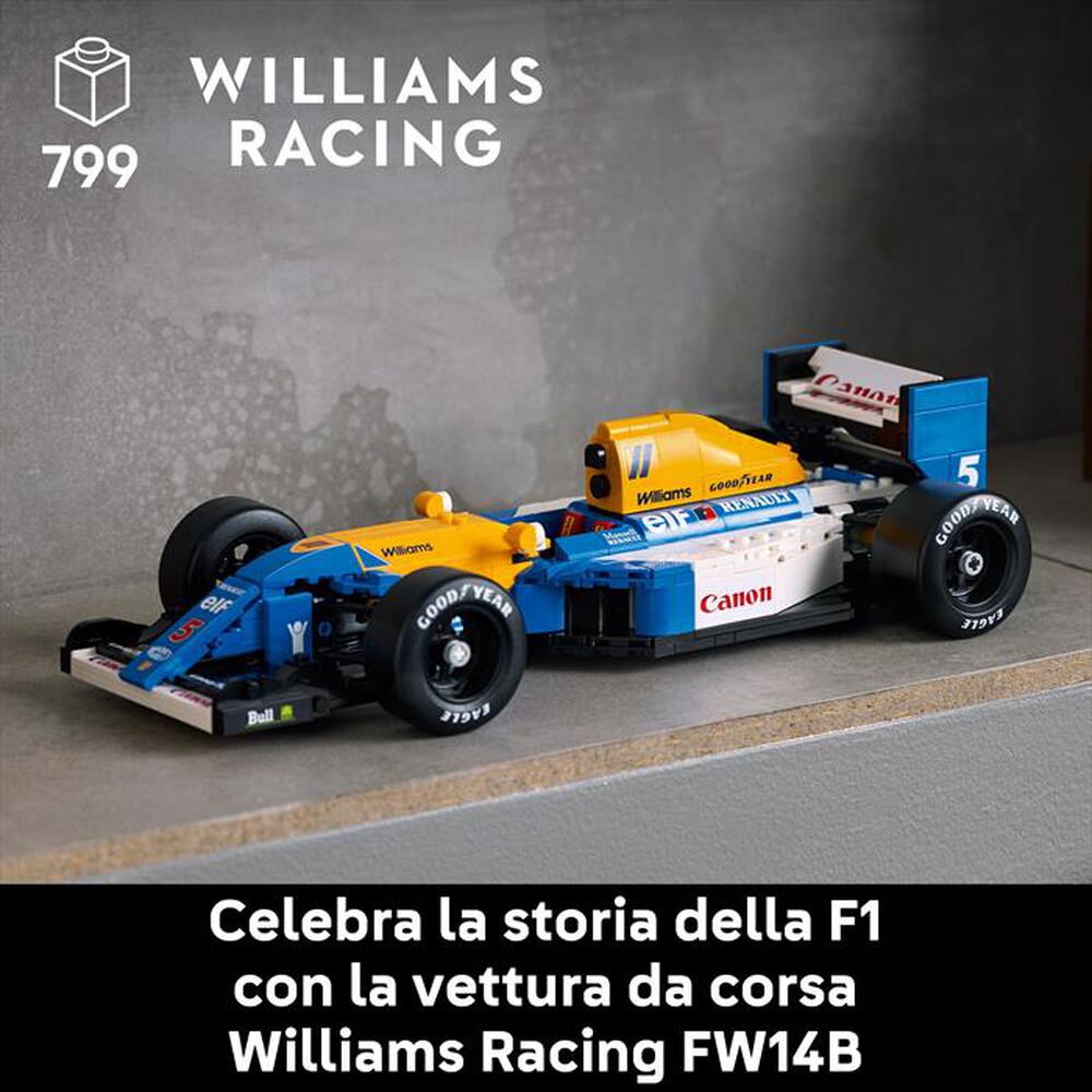 Immagine del prodotto LEGO - ICONS Williams Racing FW14B e Nigel Mansell 10353