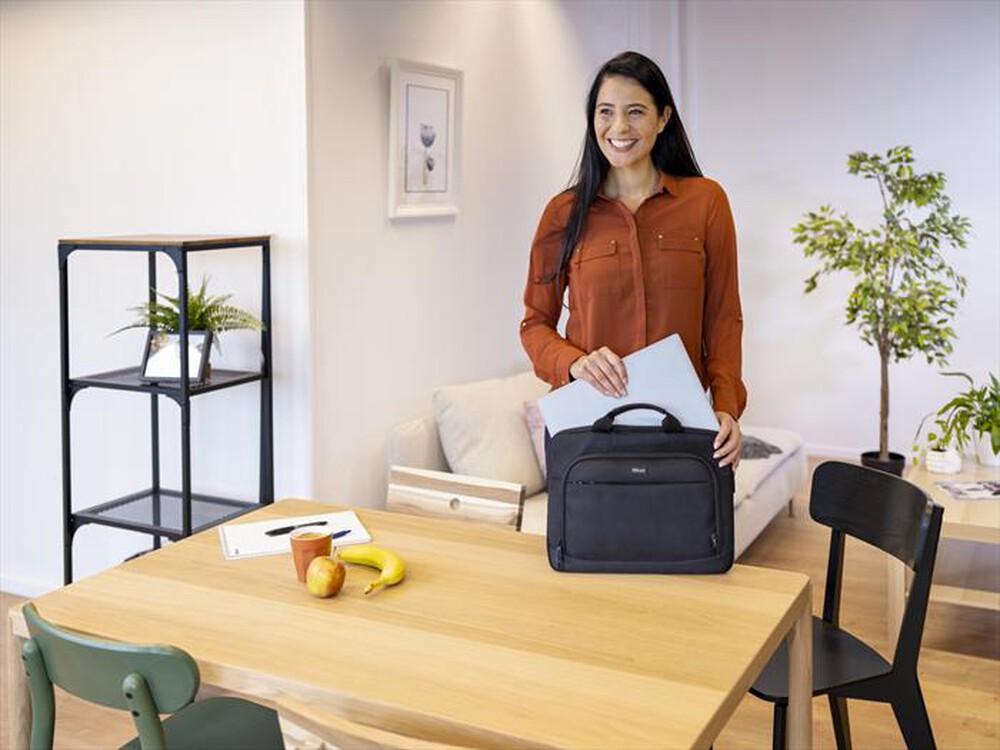 "TRUST - SYDNEY SLIM LAPTOP BAG 14? ECO-Black"