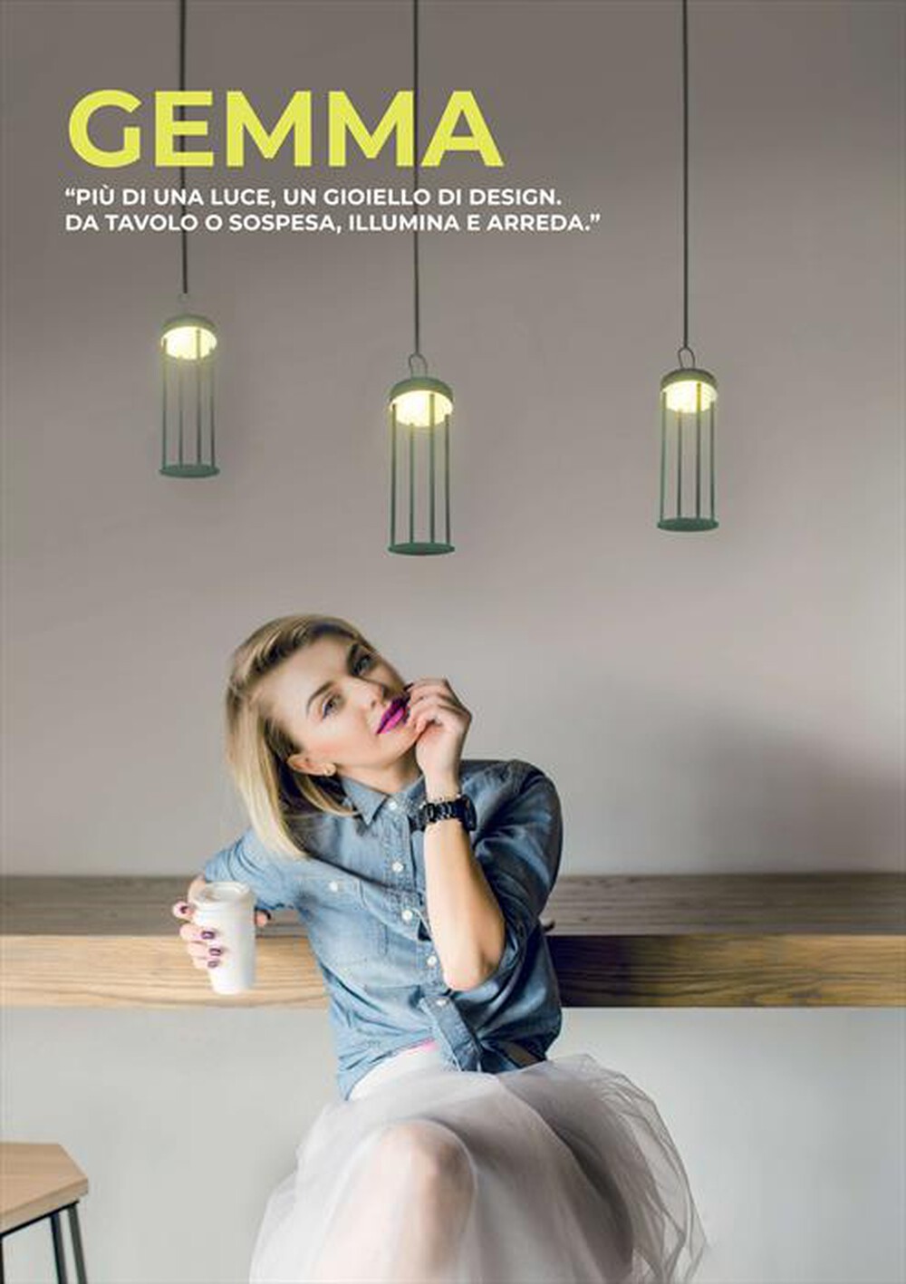 Immagine del prodotto MAJESTIC - LAMPADA LED CON LUMINOSITA' REGOLABILE GEMMA VS-Verde Salvia