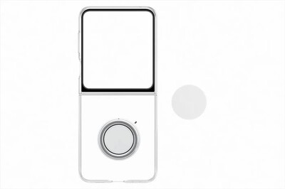 SAMSUNG - Custodia per Galaxy Z Flip5-Trasparente