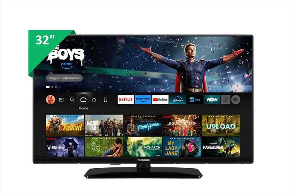 TELEFUNKEN - TV LED HD READY 32" TE32759B50V4D-Nero