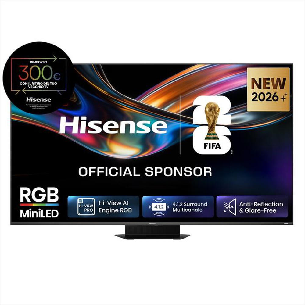 Immagine del prodotto HISENSE - Smart TV MINI LED 4K 75" 75UR9S-NERO