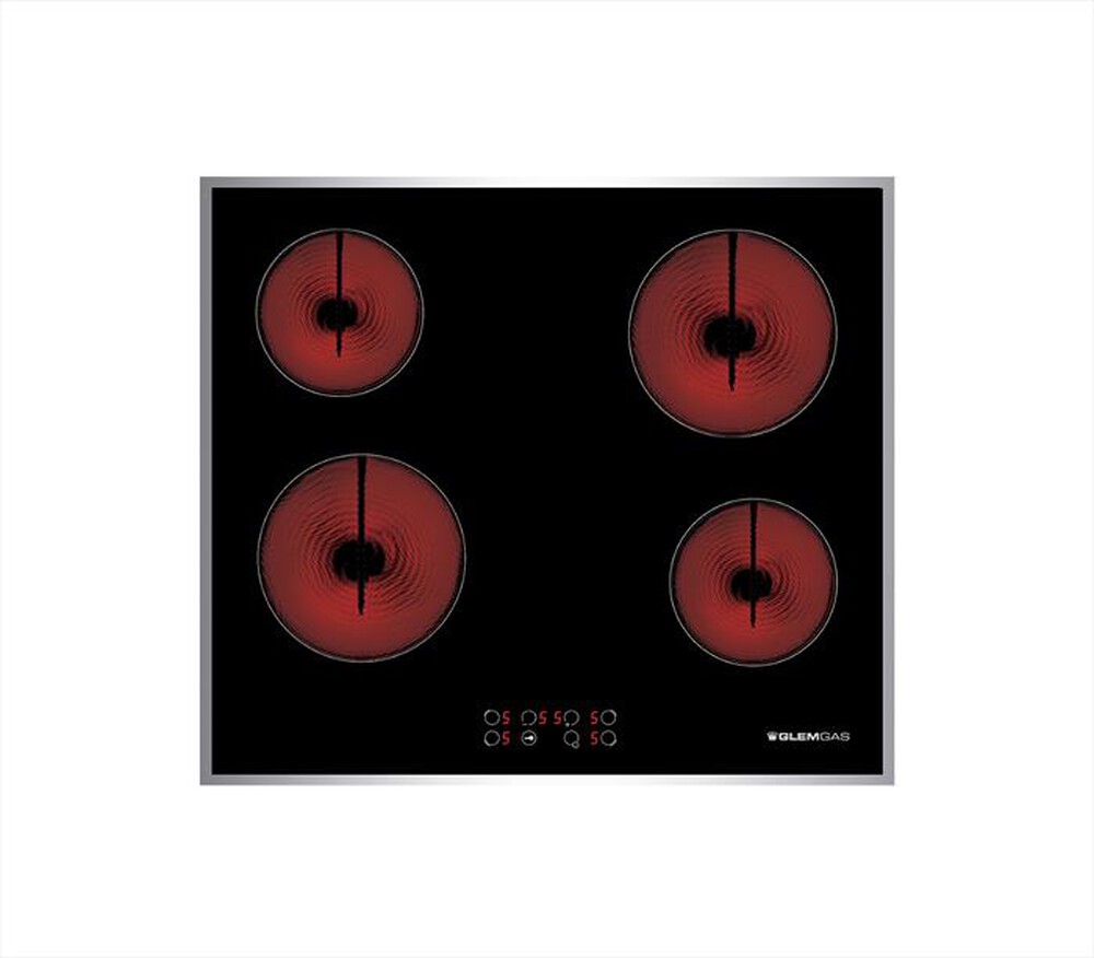 Immagine del prodotto GLEM GAS - Piano elettrico - vetroceramica GTH64TCIX2-Nero Lucido