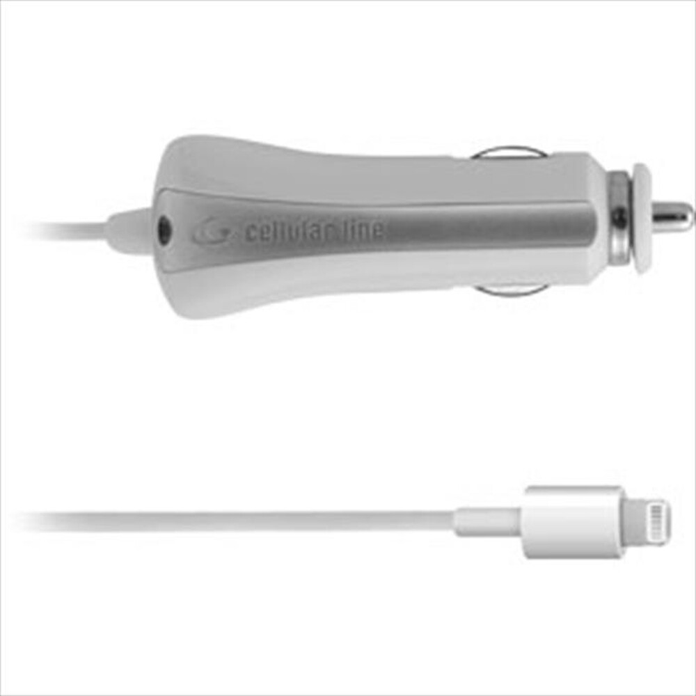 "CELLULARLINE - CAR CHARGER MADE FOR IPHONE 5-Bianco"