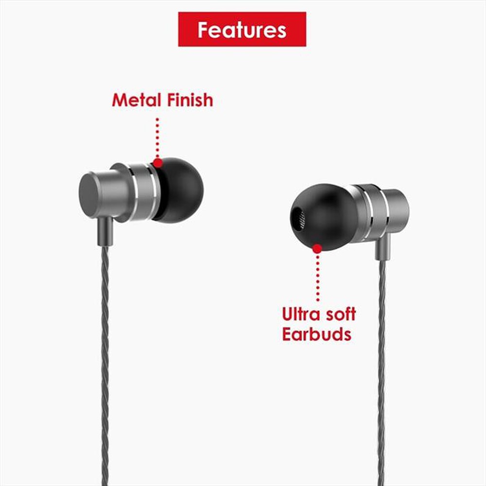 "LENOVO - AURICOLARI IN-EAR HF118-Nero"