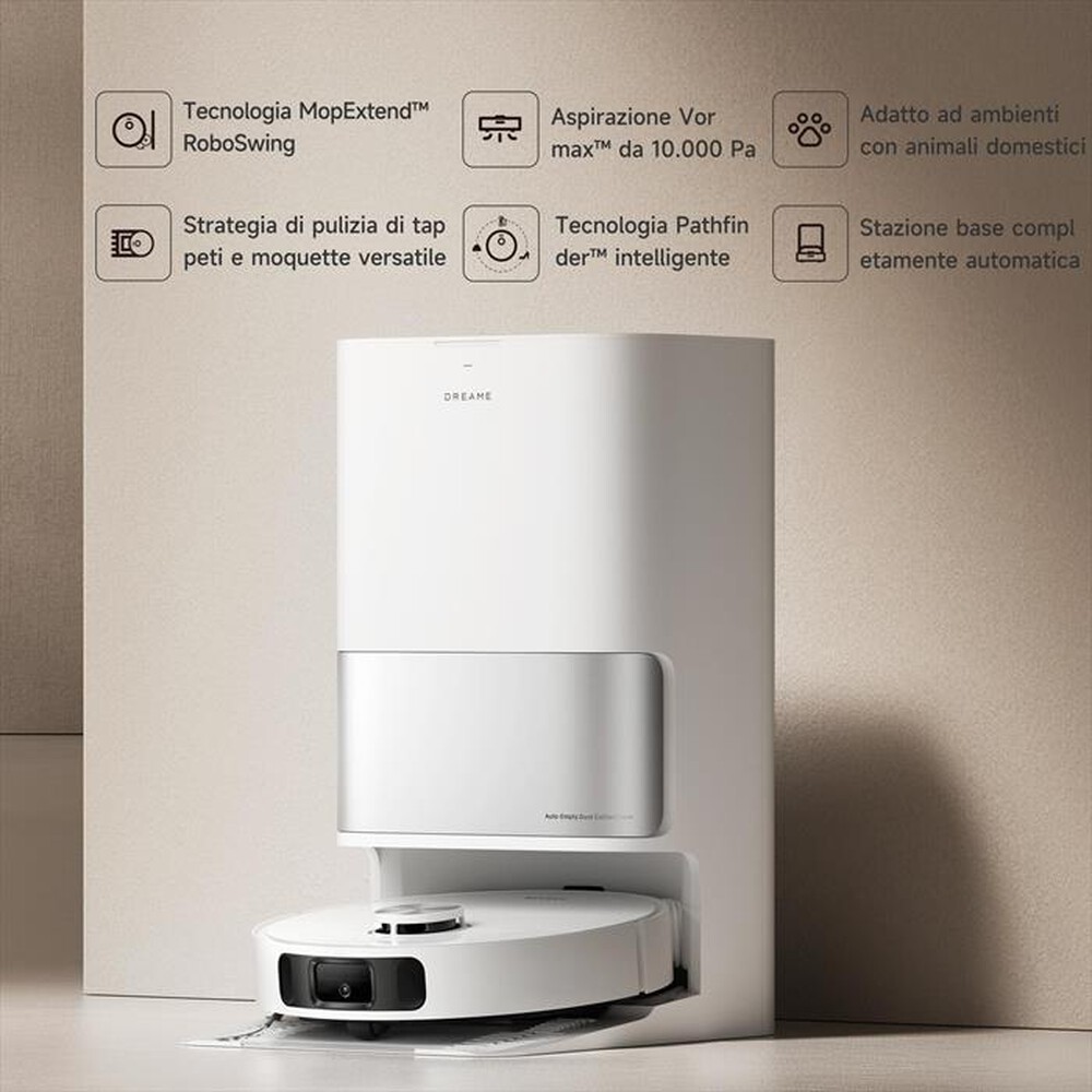 "DREAME - Robot L10s Ultra Gen2 Combo VM Extra Bags-Bianco / Argento"