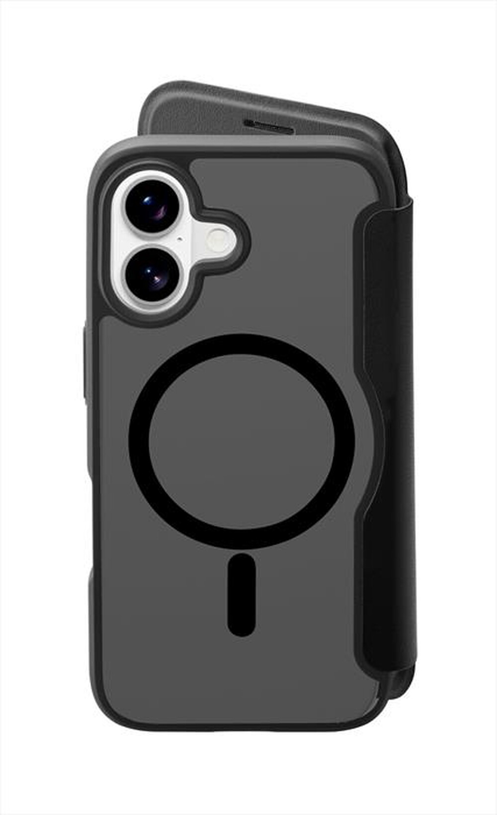 Immagine del prodotto CELLULARLINE - Custodia a libro DAILY MAG per IPHONE 17-Nero, Trasparente