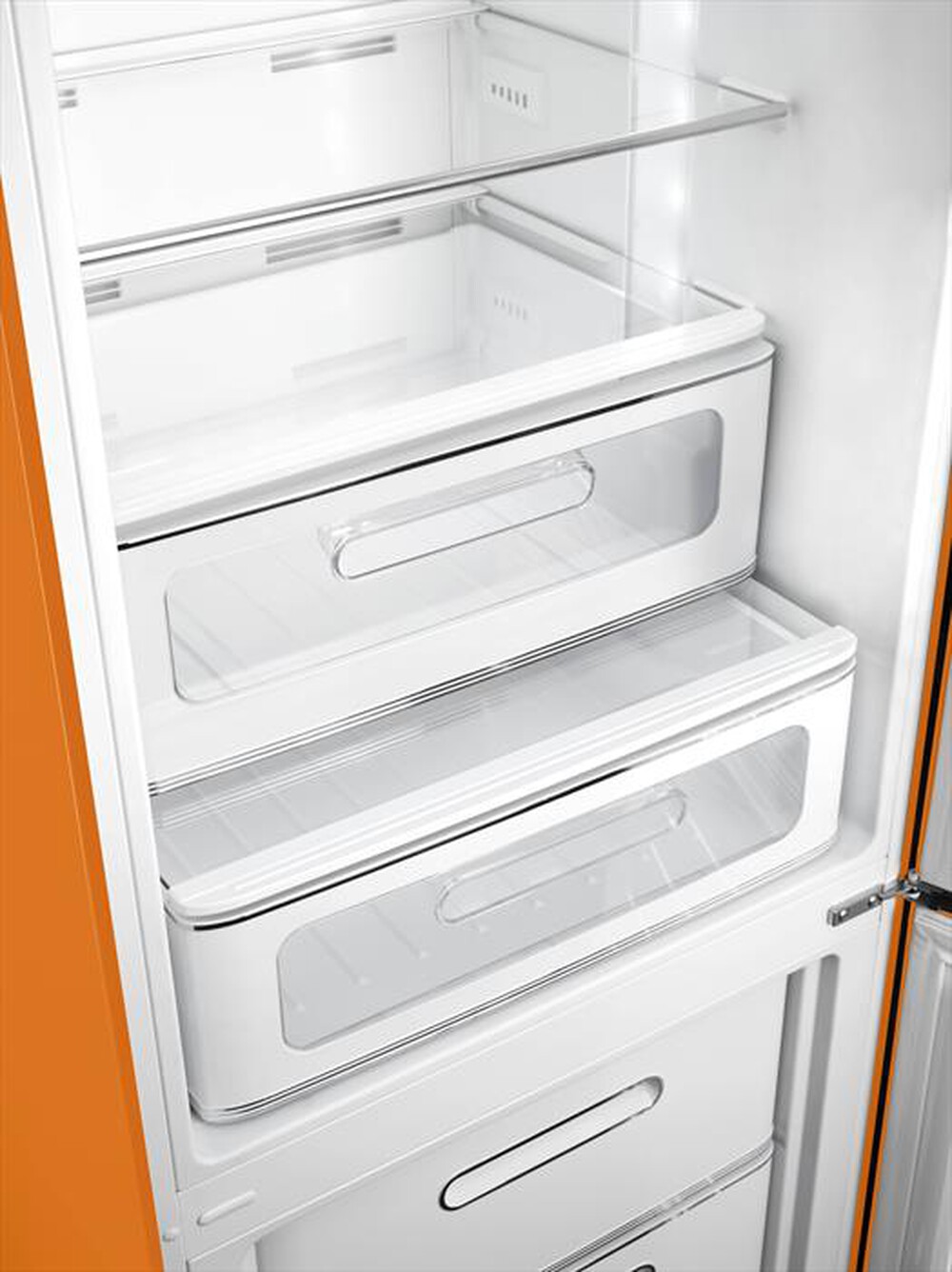 "SMEG - Frigorifero combinato FAB32ROR5 Classe D 350lt-Arancione"