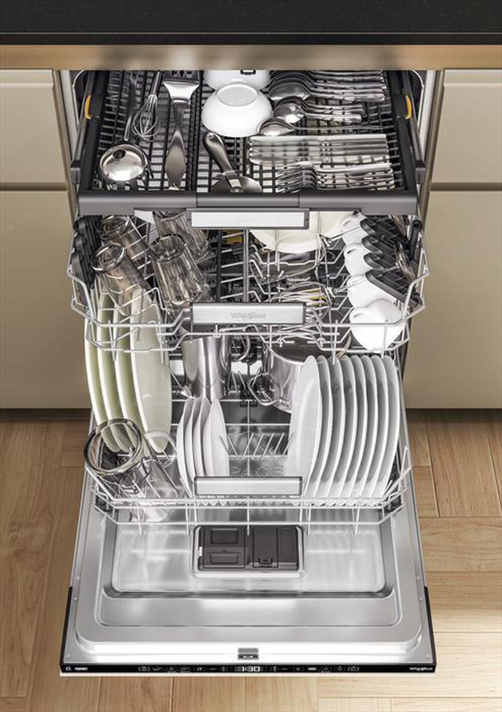 Immagine del prodotto WHIRLPOOL - Lavastoviglie MAXISPACE W7I HT58 T Classe B