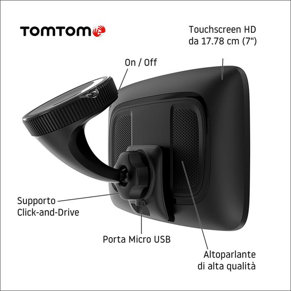 Immagine del prodotto TOM TOM - Navigatore portatile GO CAMPER MAX-Nero