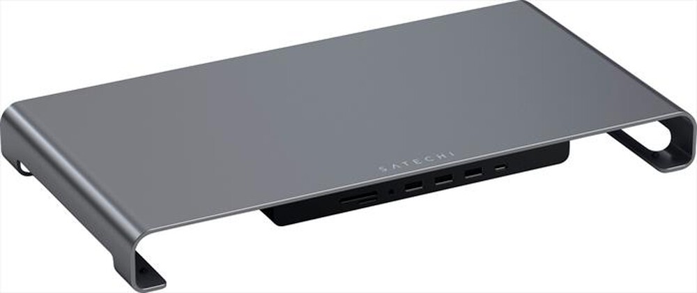 "SATECHI - USB-C MONITOR STAND HUB XL-space gray"