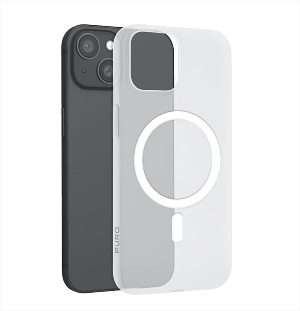 "PURO - Custodia PUIPC156103MAGTR per iPhone 15-Trasparente"