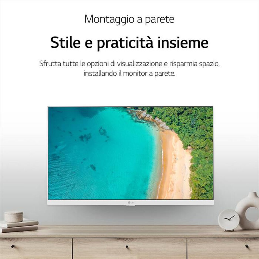 "LG - TV LED FHD 27\" 27TQ615S-WZ.API-Bianco"