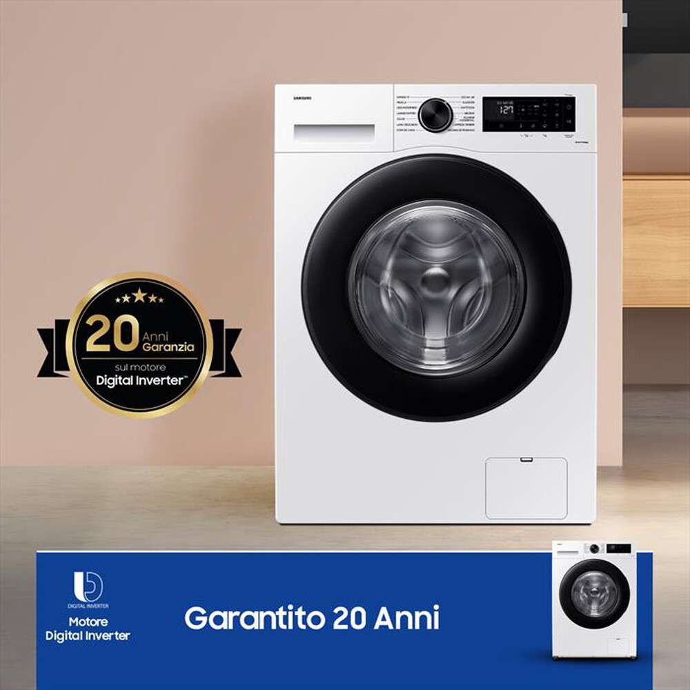 "SAMSUNG - Lavatrice WW80CGC04DAEET 8 Kg Classe A-bianco"