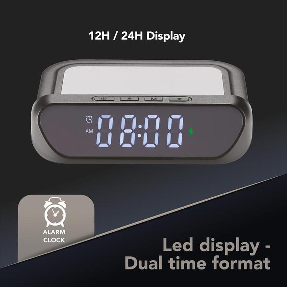 Immagine del prodotto CELLULARLINE - Sveglia da comodino WIRELESSCLOCK2K