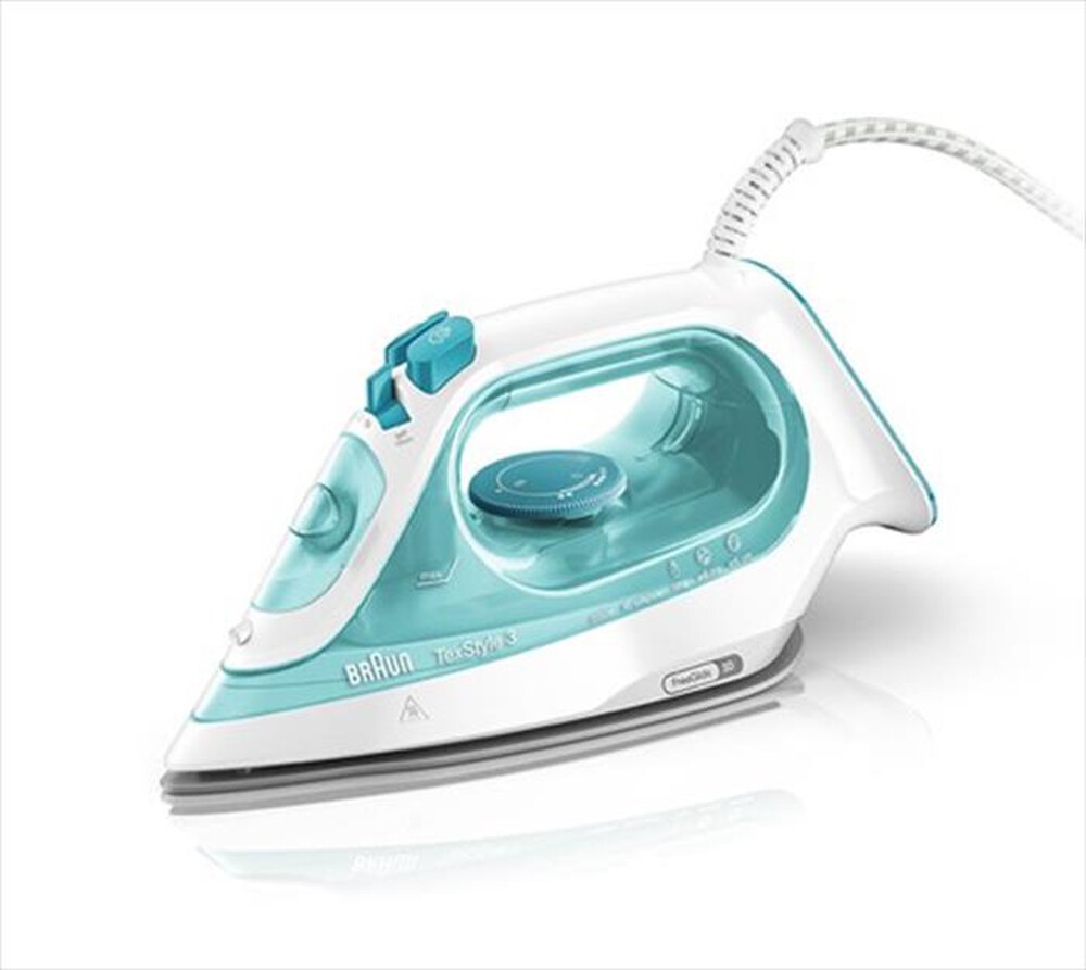 BRAUN - Ferro da stiro a vapore TEXSTYLE 3 SI3041GR-Bianco/Verde