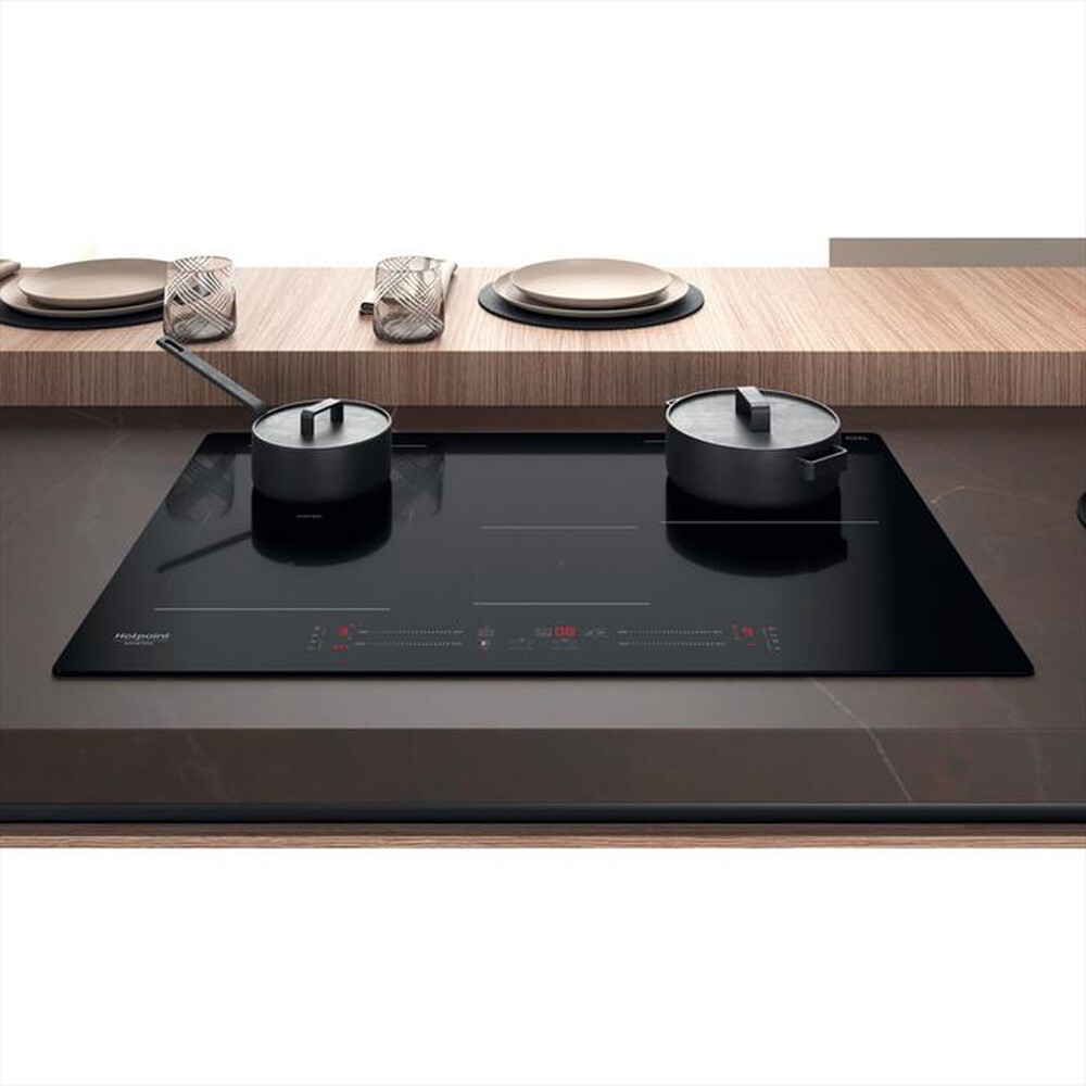 "HOTPOINT ARISTON - Piano induzione HS 1677C NE 77 cm-Nero"