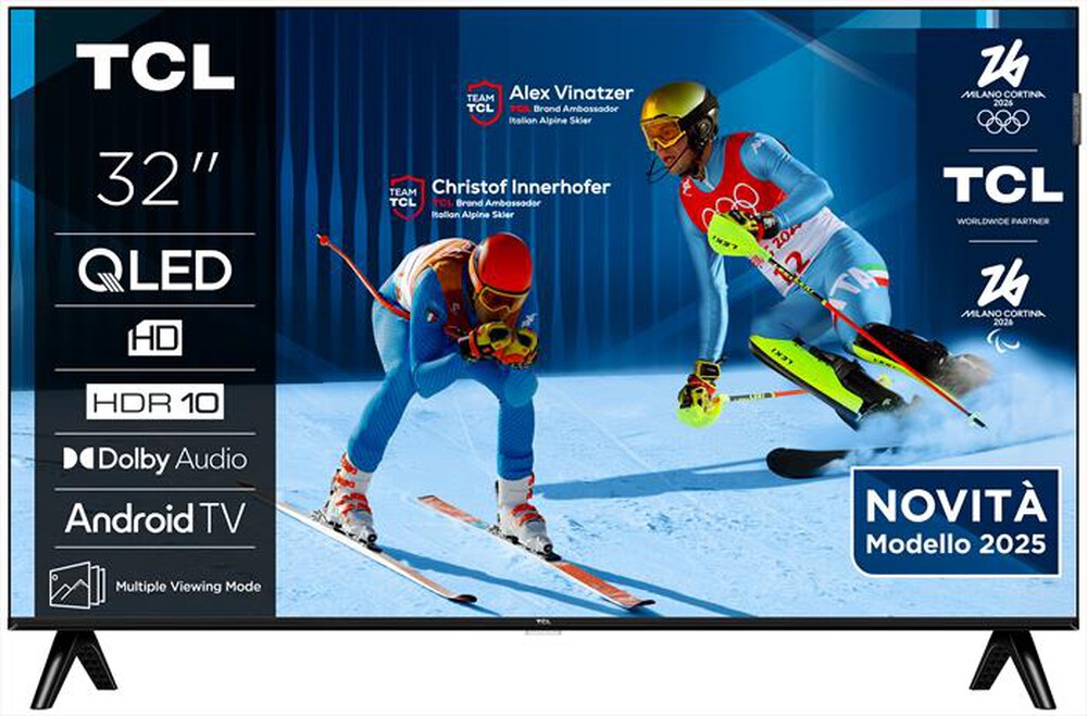 Immagine del prodotto TCL - Smart TV QLED HD READY 32" 32S49K-Nero