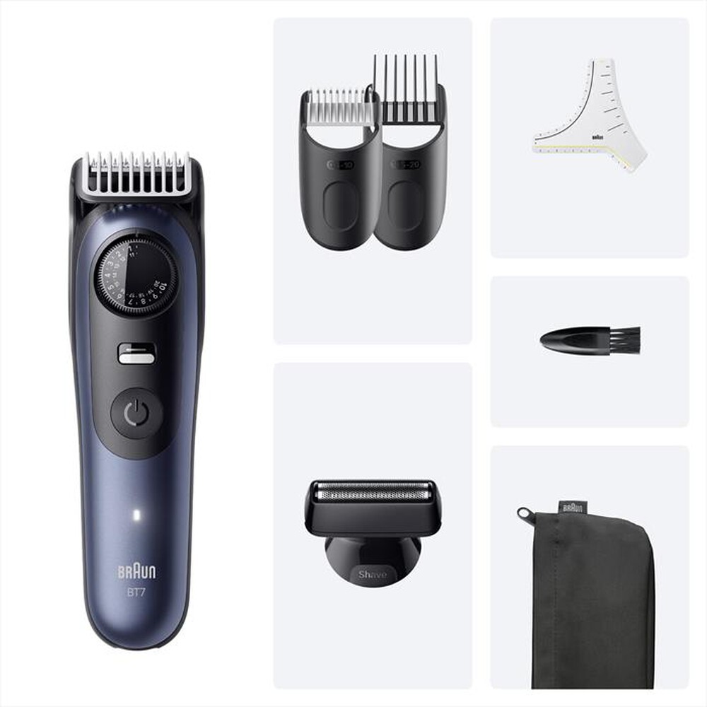 "BRAUN - Regolabarba BT 7520-BLU"