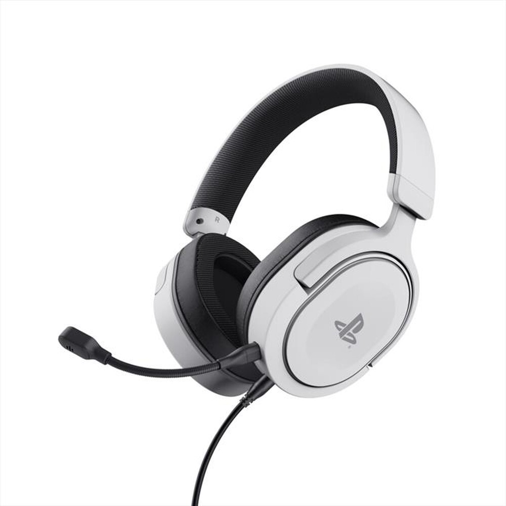 "TRUST - Cuffie gaming GXT498W per PS5-White/Black"