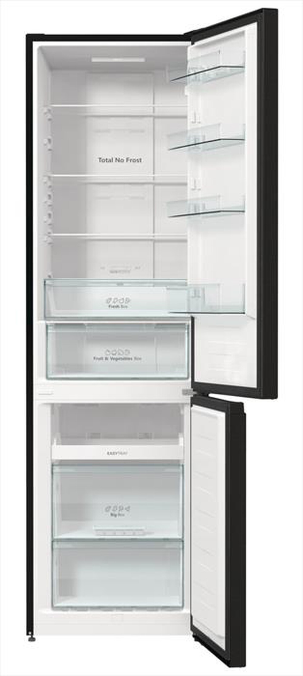 "HISENSE - Frigorifero combinato RB434N4BFE1 Classe E 331 lt-Black Inox"
