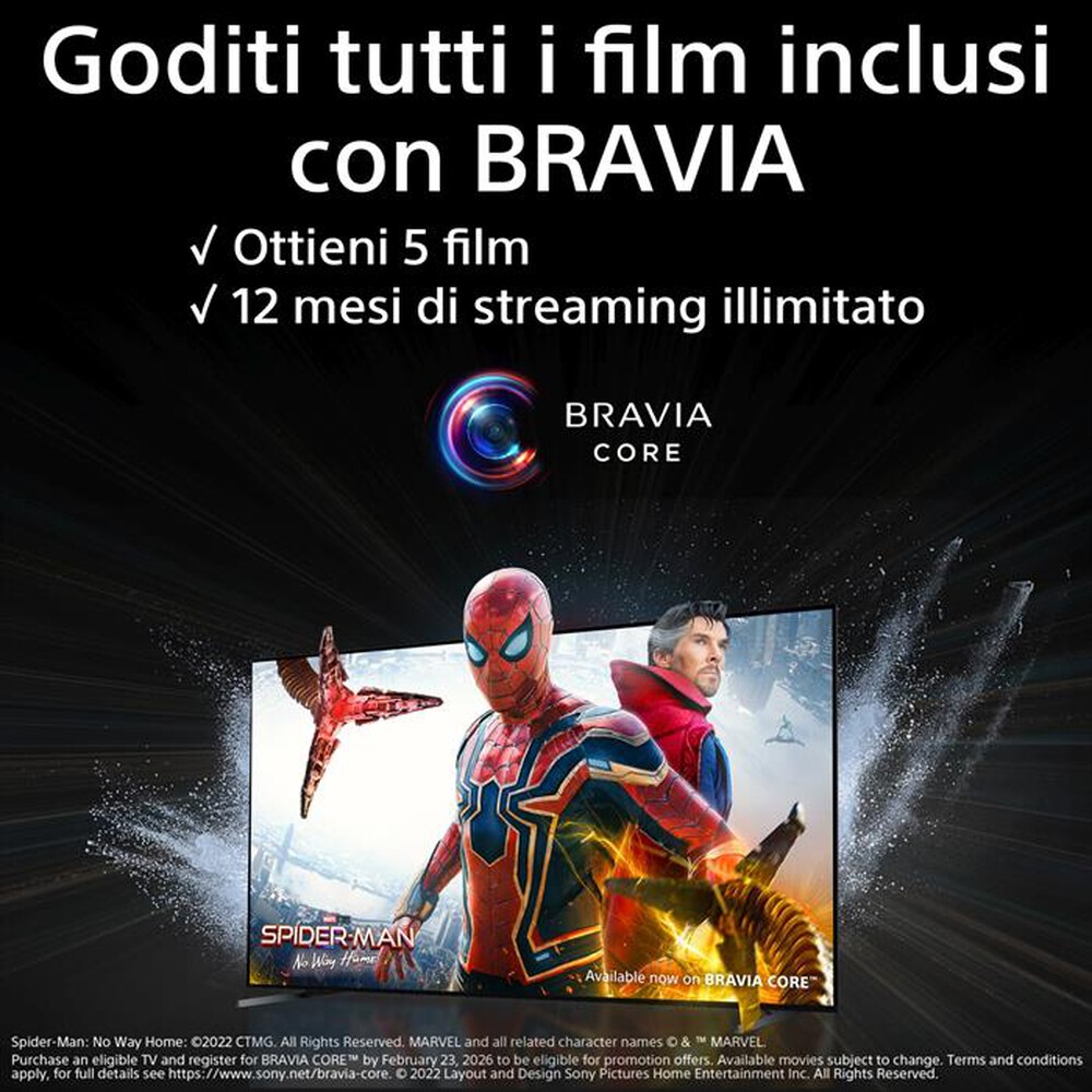 "SONY - Smart TV LED UHD 4K 55\" KD55X85LAEP-Nero"