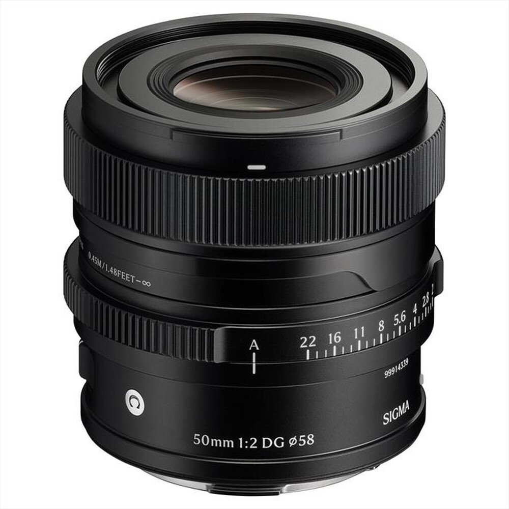 Immagine del prodotto SIGMA - Obiettivo Fisso 50/2 (C) DG BLACK ATT SONY L-MOUNT-Nero