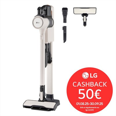 LG - Scopa elettrica CORDZERO A9K-LITE1C-Calming Beige